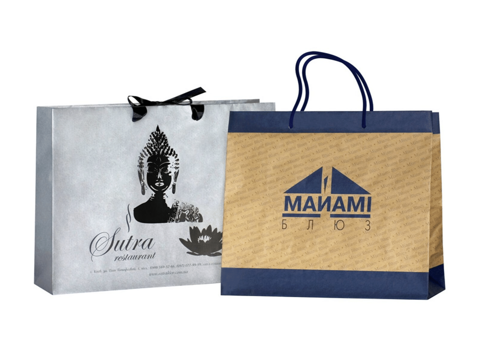 Изготовление крафт пакетов с логотипом