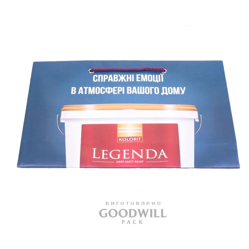 Буиажный пакет с логотипом фото