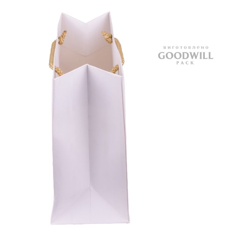 Пакет паперовий з логотипом для косметичної компанії 22*24*11 - Зображення 7