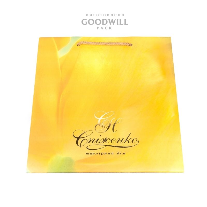 Пакет із паперу з матовою ламінацією 23*25*10 - Зображення 2