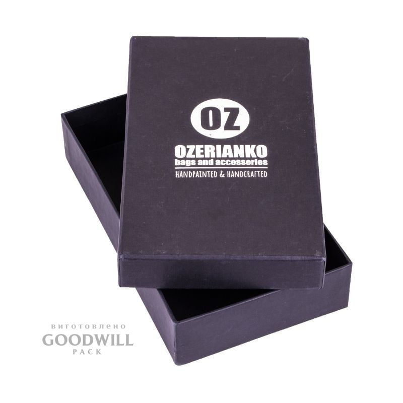 Коробка із переплетеного картону для прикрас фото