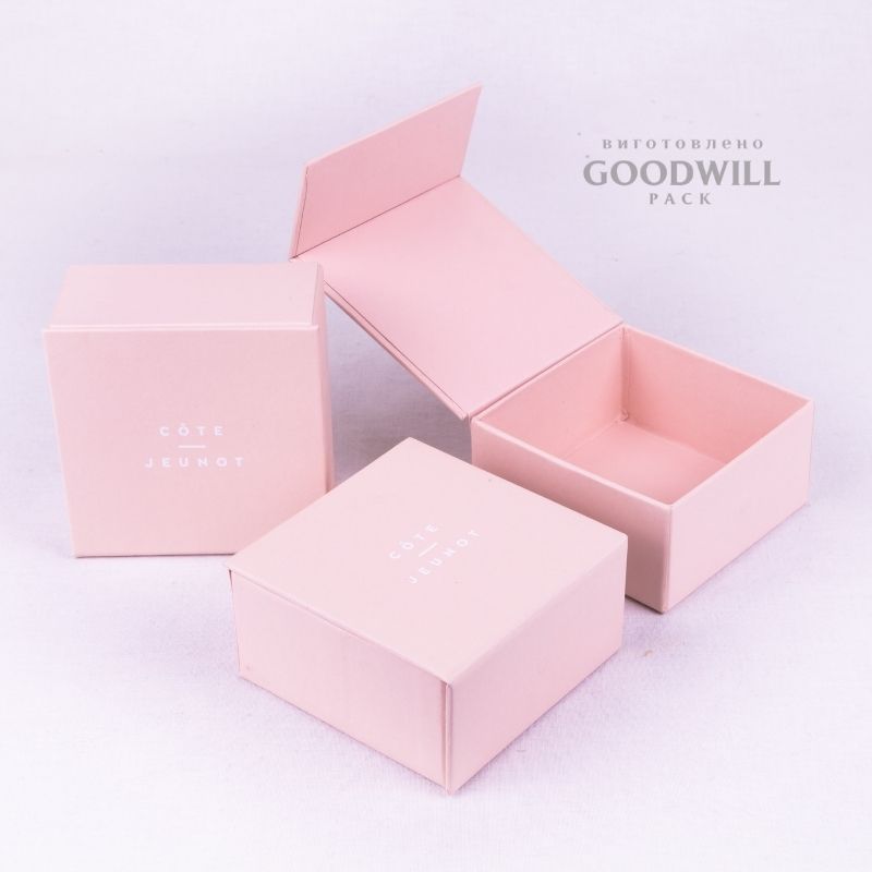 Коробки для ювелірних прикрас з логотипом фото