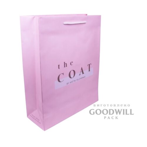 Пакет для одежды с матовой ламинацией фото