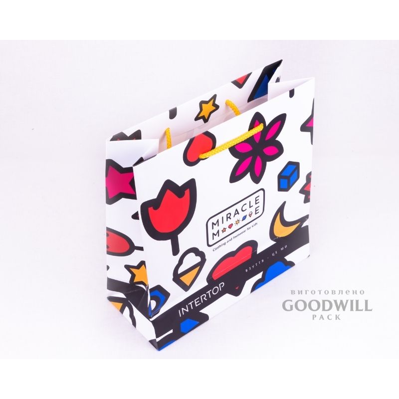 Пакет, изготовленный по индивидуальному заказу для бренда детской одежды Miracle Me