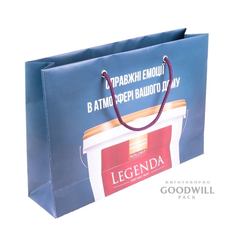 Пакет, изготовленный по индивидуальному заказу для компании «ФарбиКолорит»