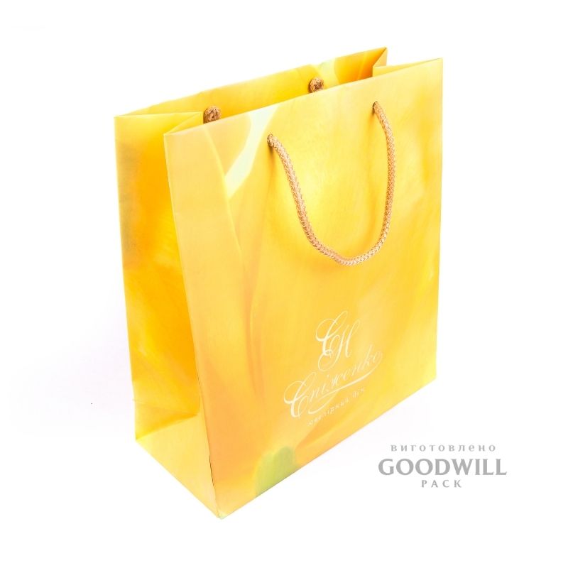 Пакет, изготовленный по индивидуальному заказу для ювелирного бренда Наталья Спиженко