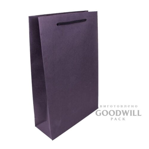 Пакет картонный для ресторана из дизайнерского картона