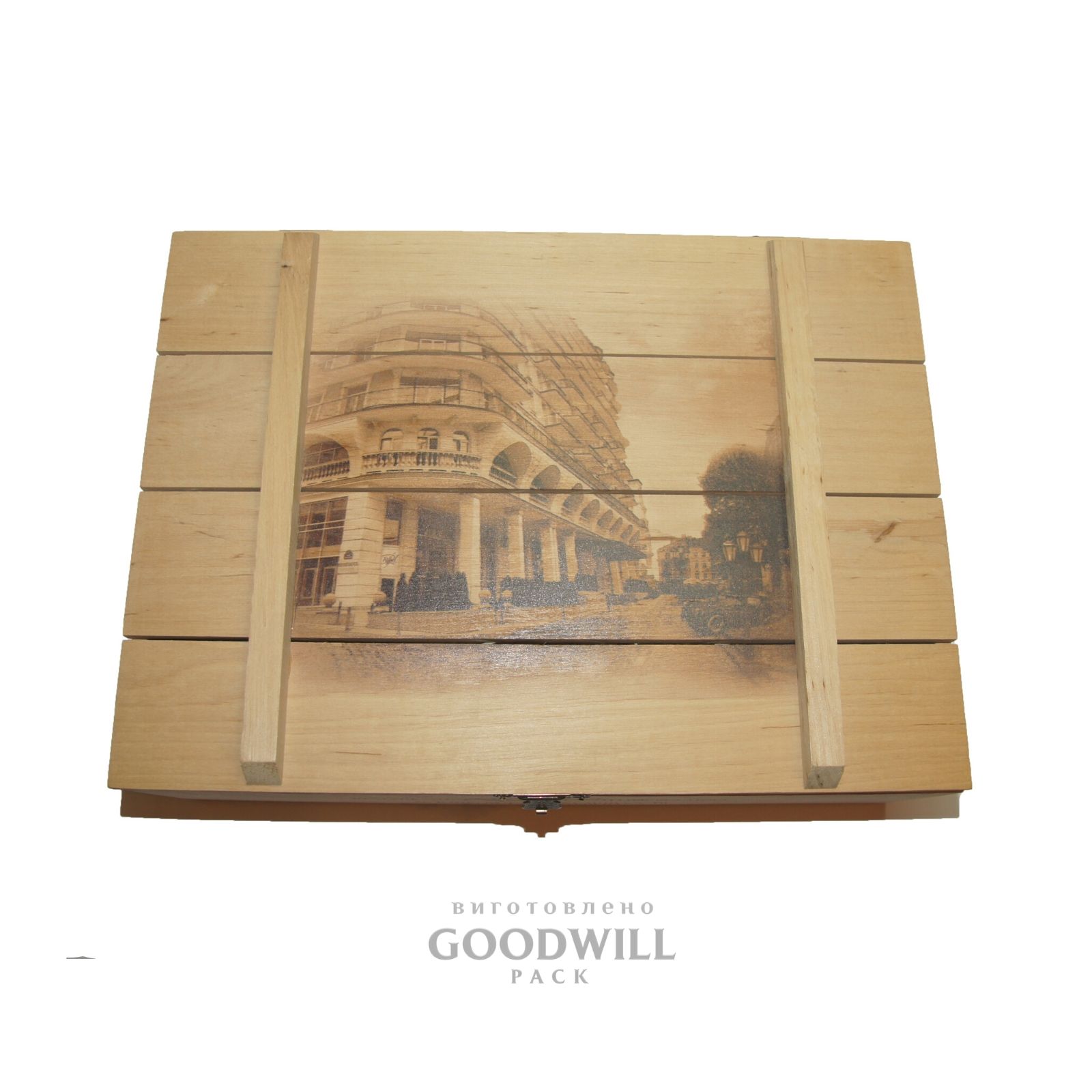 Дерев'яна коробка з лазерним гравіюванням 28*23*7 - Зображення 9