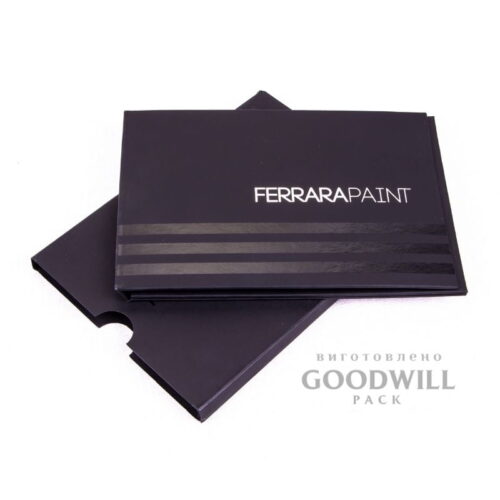 Коробка футляр для карток з логотипом 15*10*1,5