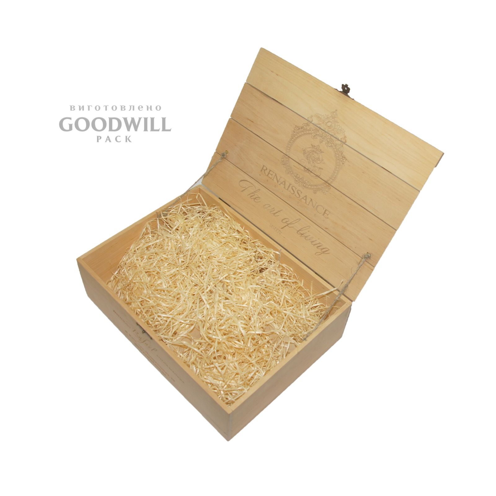 Дерев'яна коробка з лазерним гравіюванням 28*23*7 - Зображення 7