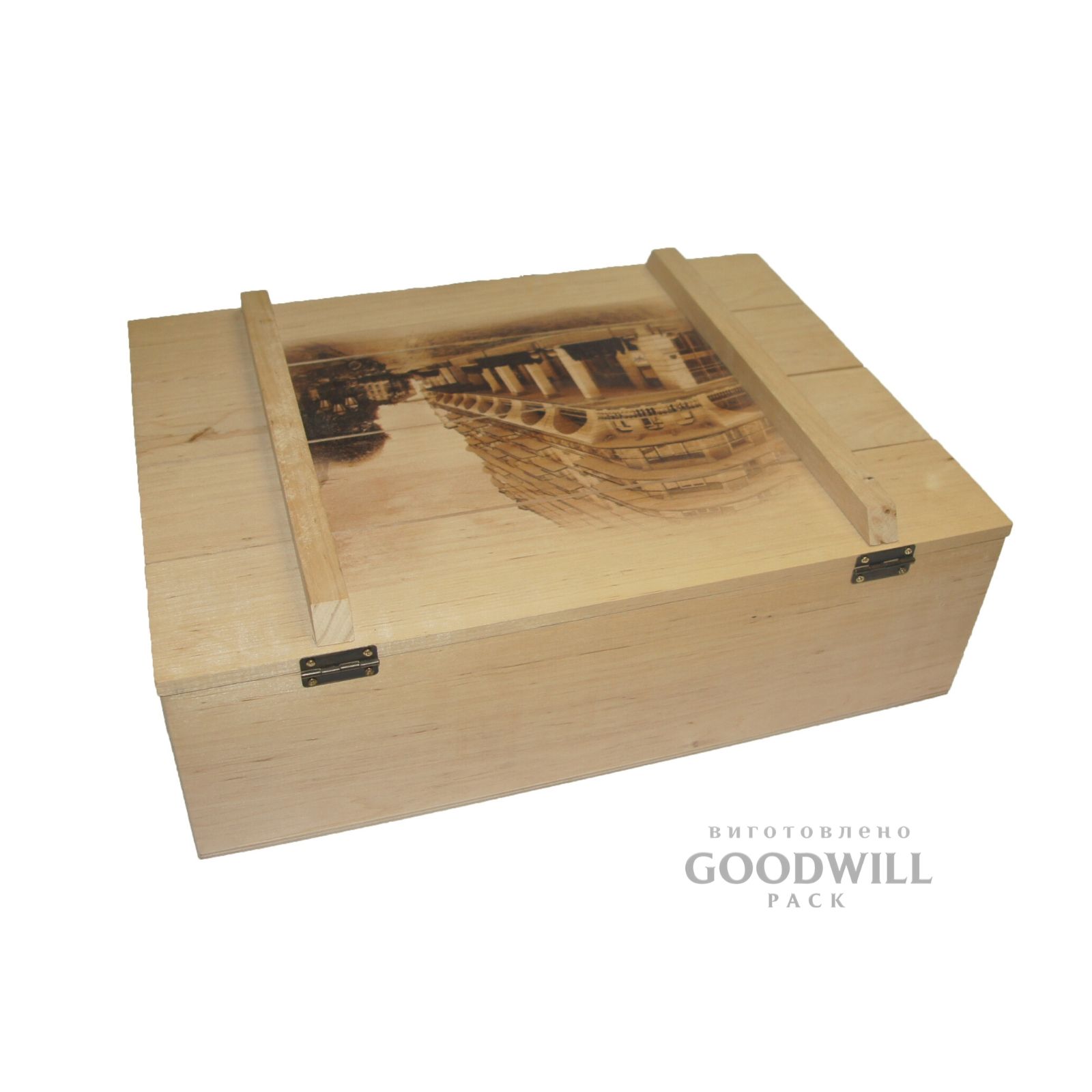 Дерев'яна коробка з лазерним гравіюванням 28*23*7 - Зображення 10