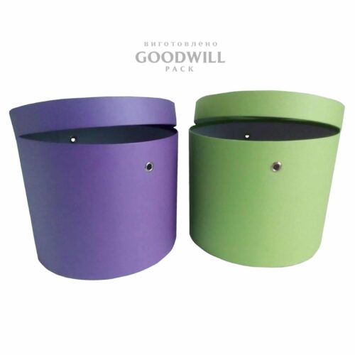 Коробка кругла палітурний картон