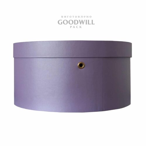 Коробка з палітурного картону кругла