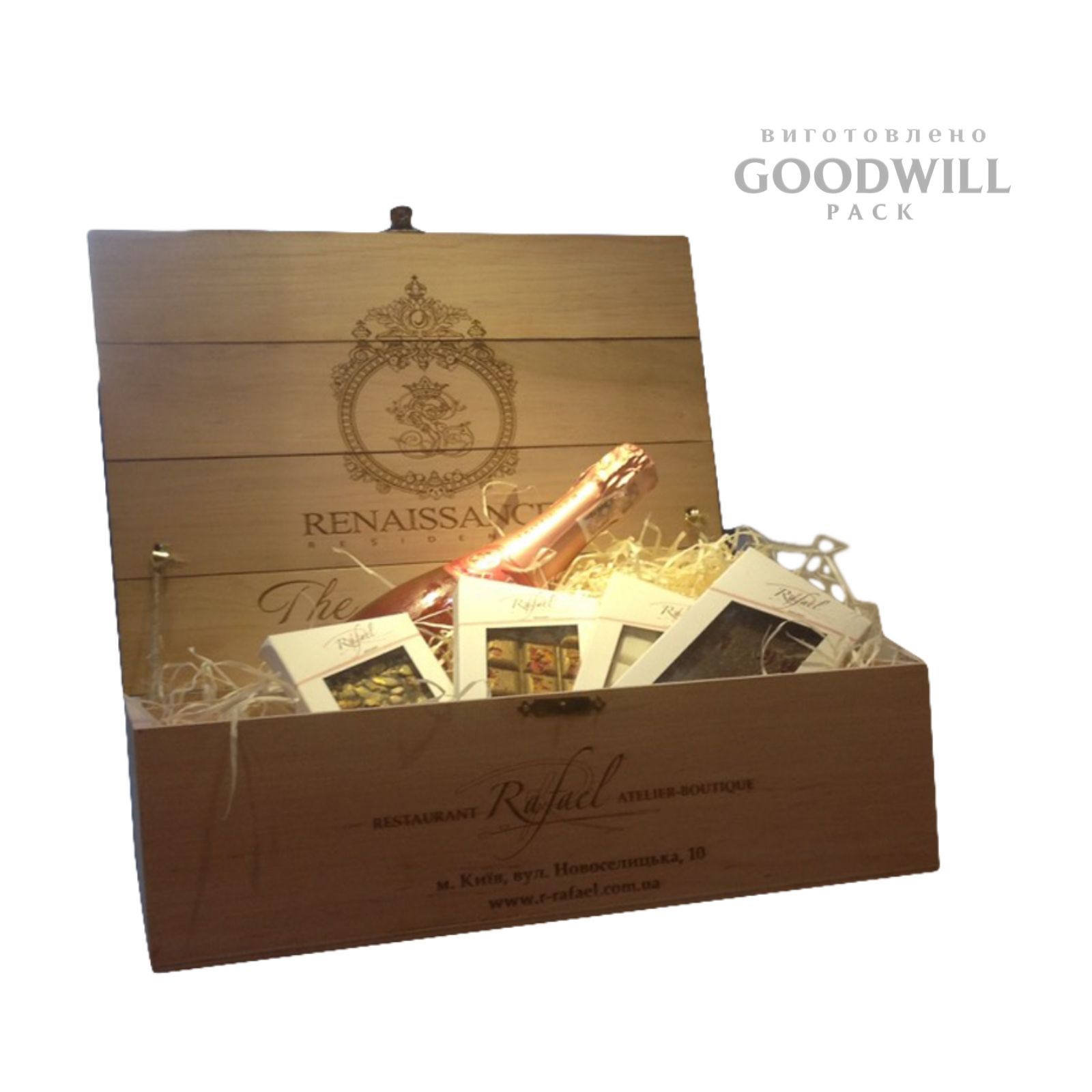 Коробка из дерева с ложементом