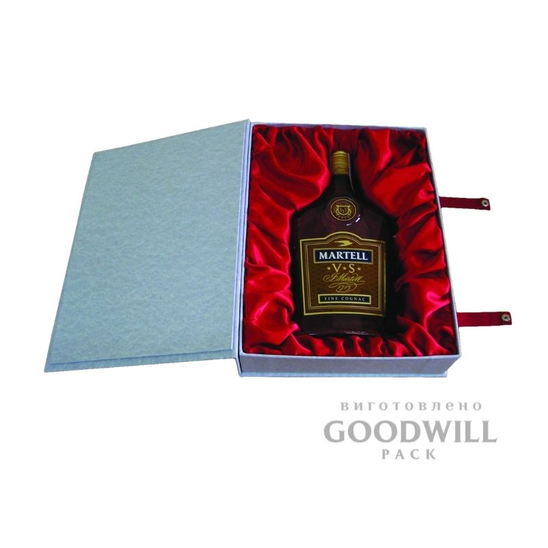 Коробка для коньяку із картону з ложементом