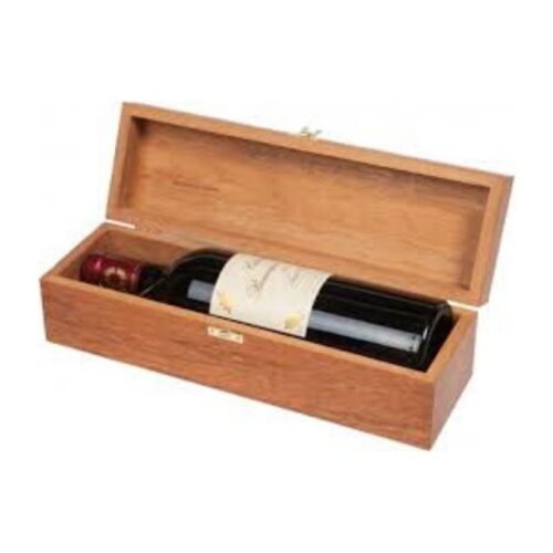 Коробка для вина з гравіюванням дерев'яна