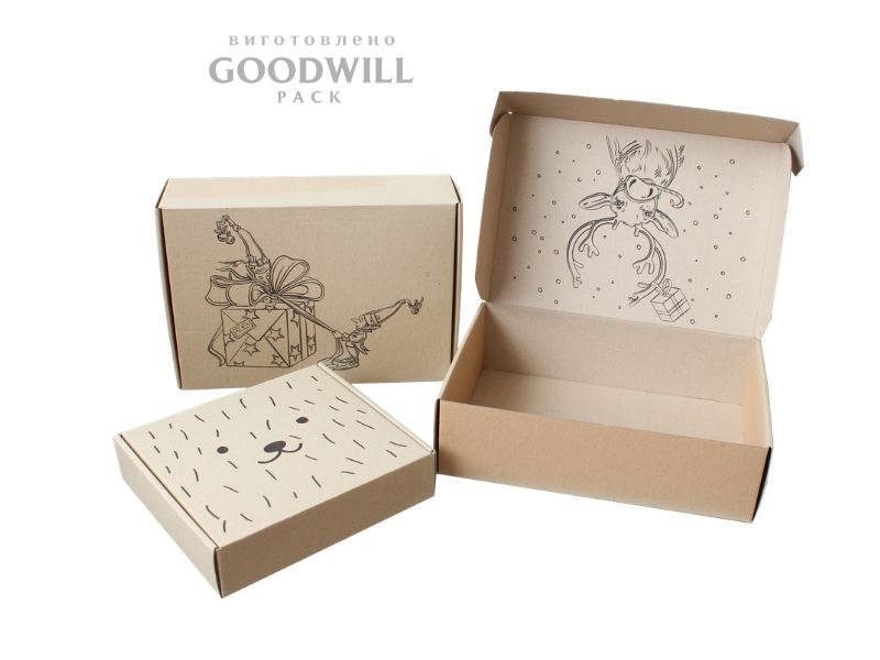 Коробки із гофрокартону з друком