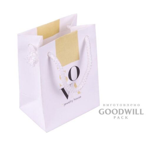 Брендований пакет для ювелірних прикрас 9*12*6