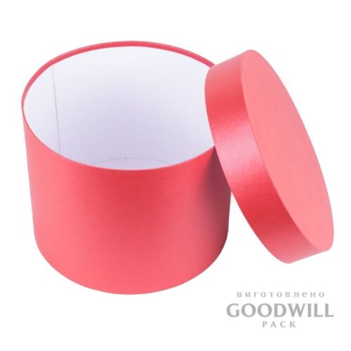 Фото кругла картонна коробка для паски