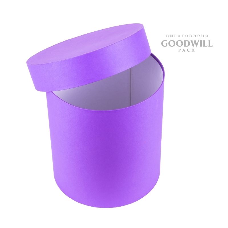 Коробка кругла для квітів D-16 см, H-19 см - Зображення 5