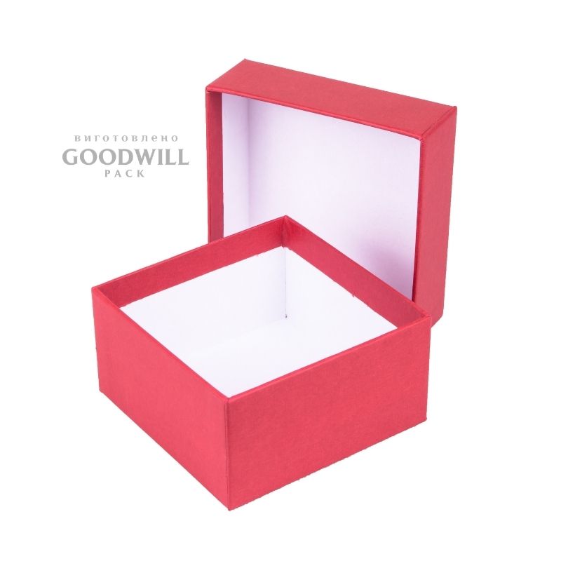 Брендированная коробочка с тиснением логотипа для бижутерии 9,2*9,2*5(4) — изображение 3