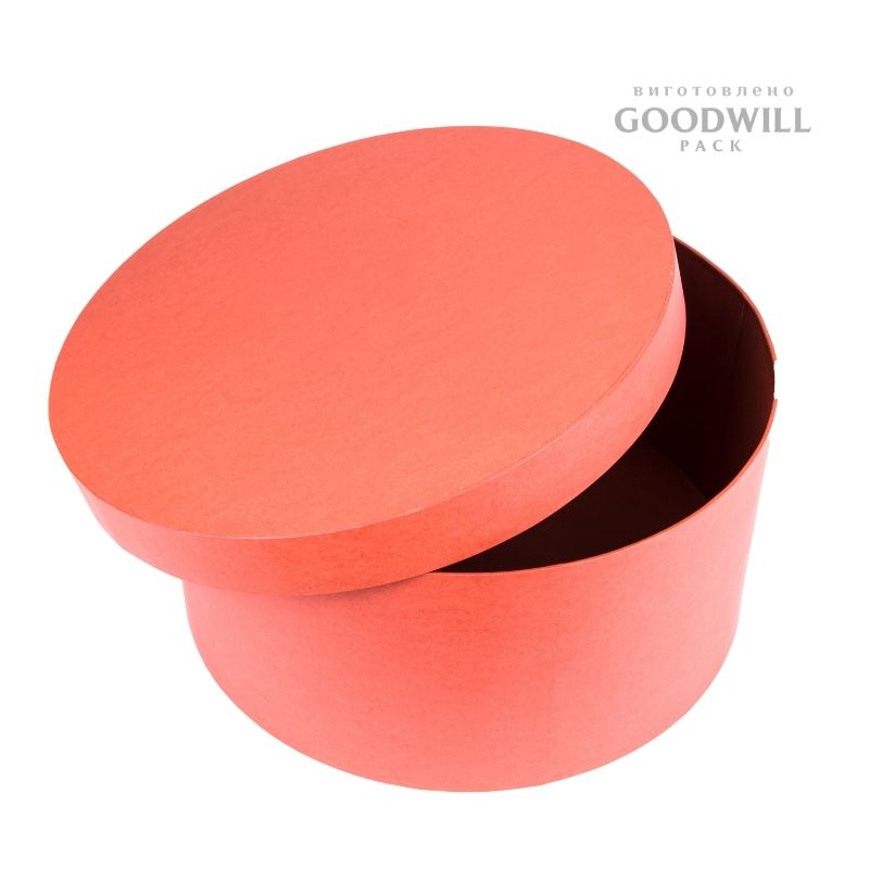 Коробка шляпная для цветов D-30 см, H-15 см — изображение 2