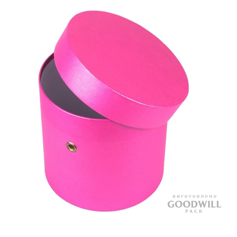 Коробка круглая картонная для сладостей D-16 см, H-15 см — изображение 2