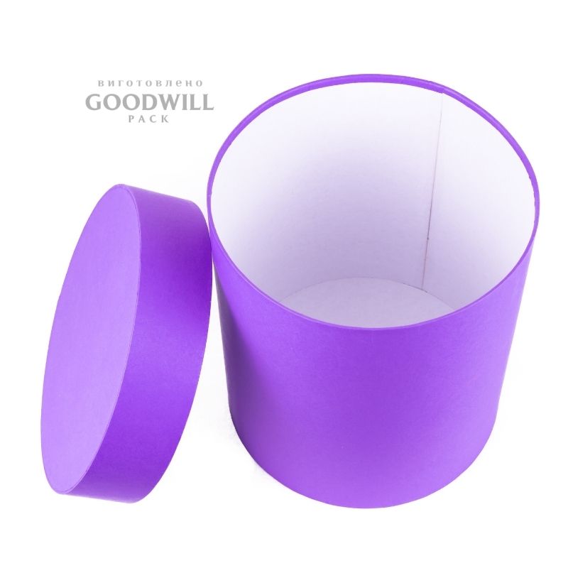 Коробка кругла для квітів D-16 см, H-19 см - Зображення 3