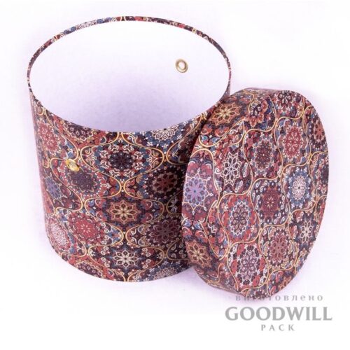 Коробка круглая для подарков фото