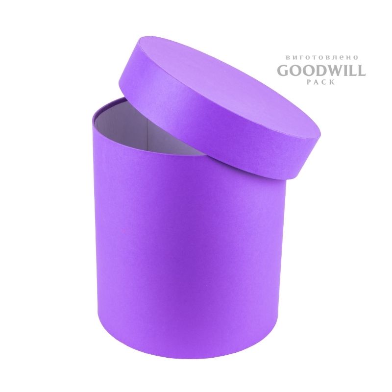 Коробка кругла для квітів D-16 см, H-19 см - Зображення 2