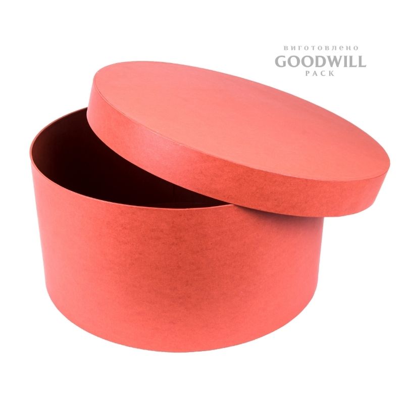 Коробка шляпная для цветов D-30 см, H-15 см — изображение 5