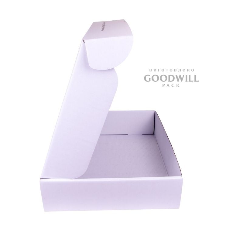 Коробка брендована із мікрогофрокартону з друком 35*28*8 - Зображення 3