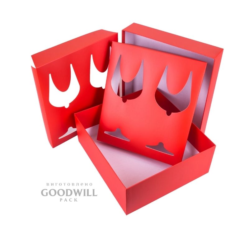 Коробка брендированная для бокалов фото