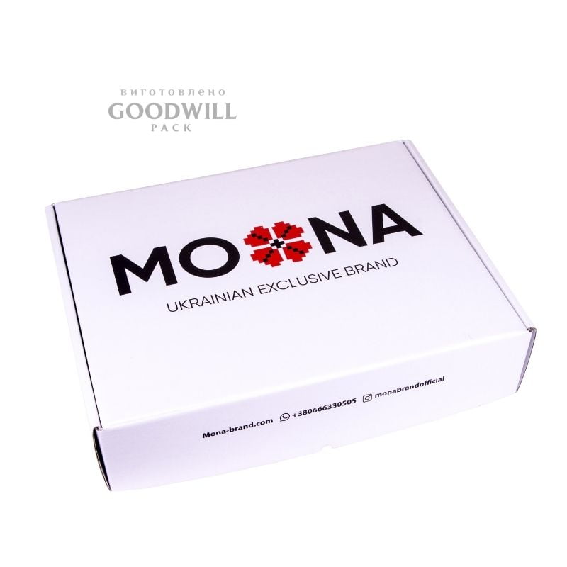 Коробка брендована із мікрогофрокартону з друком 35*28*8 - Зображення 5