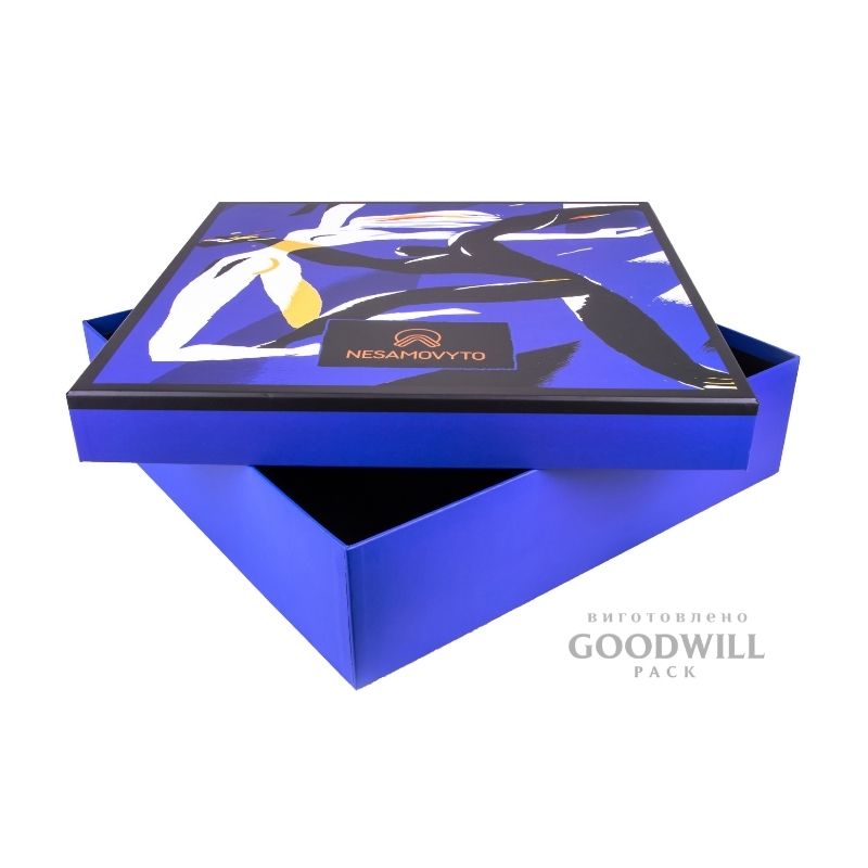 Коробка фирменная для одежды фото