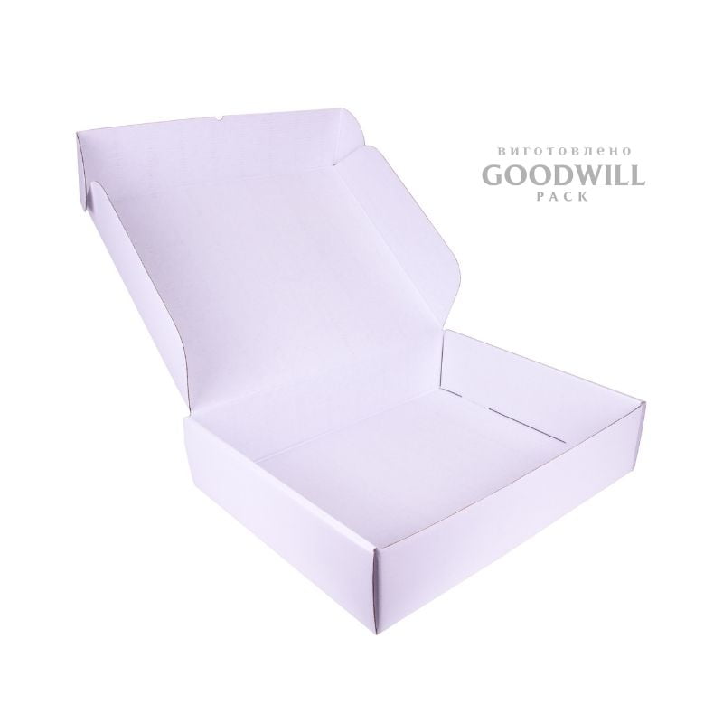 Коробка брендована із мікрогофрокартону з друком 35*28*8 - Зображення 4
