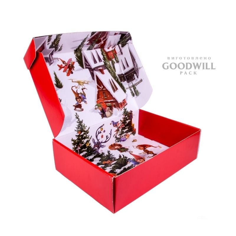 Коробка подарочная из микрогофрокартона с печатью фото
