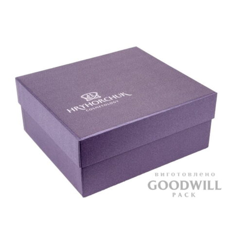 Коробка с логотипом дизайнерская бумага фото