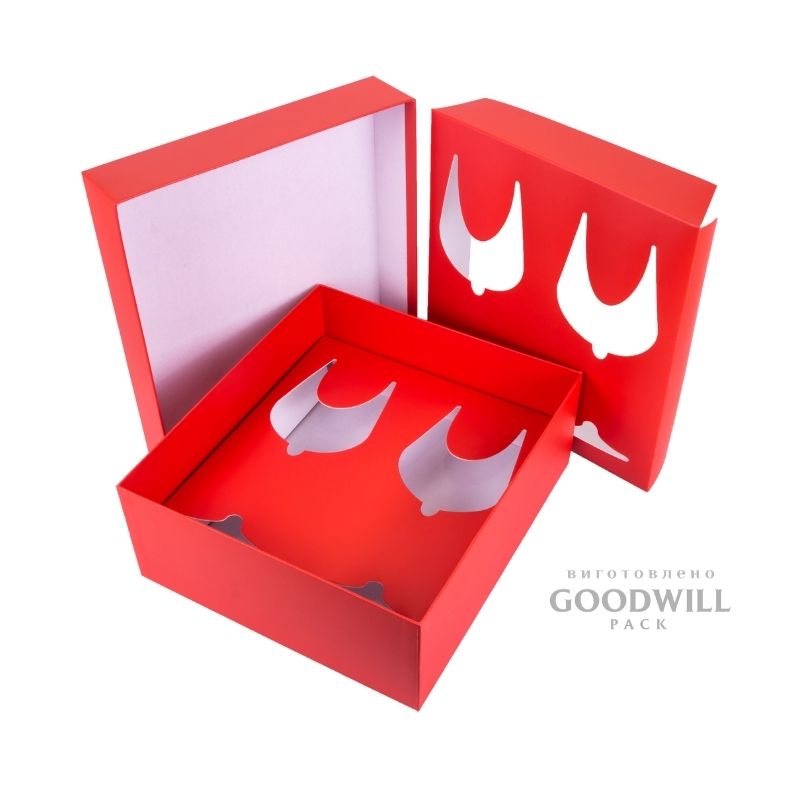 Коробка с ложементом для бокала фото