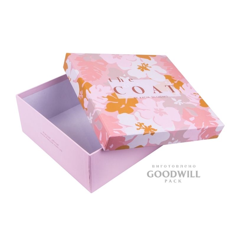 Коробка с офсетным способом печати фото