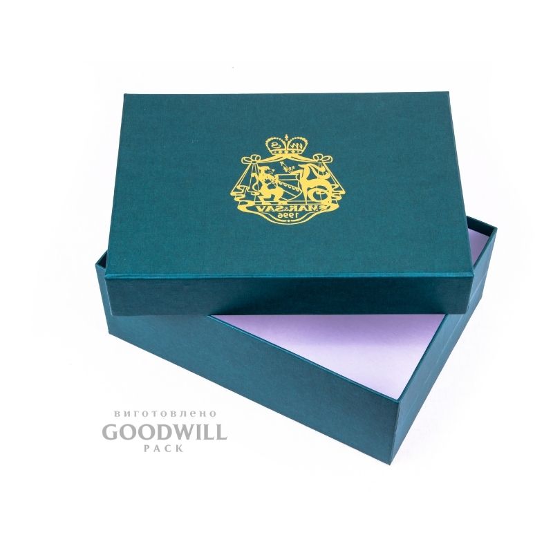 Шовкортафаретний друк на коробці з логотипом