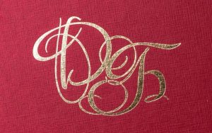 Тиснение золотой фольгой фото