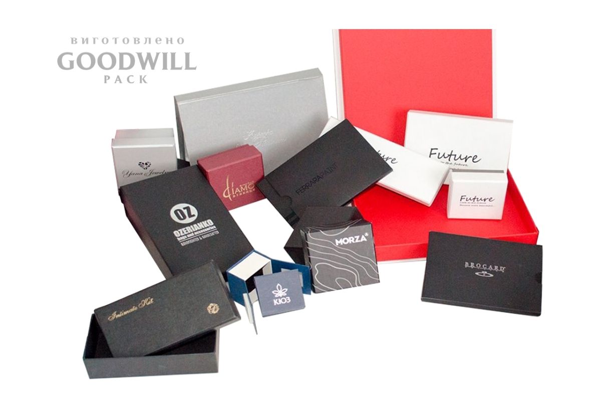 коробки з логотипом компанії. Виготовлення коробок із логотипом