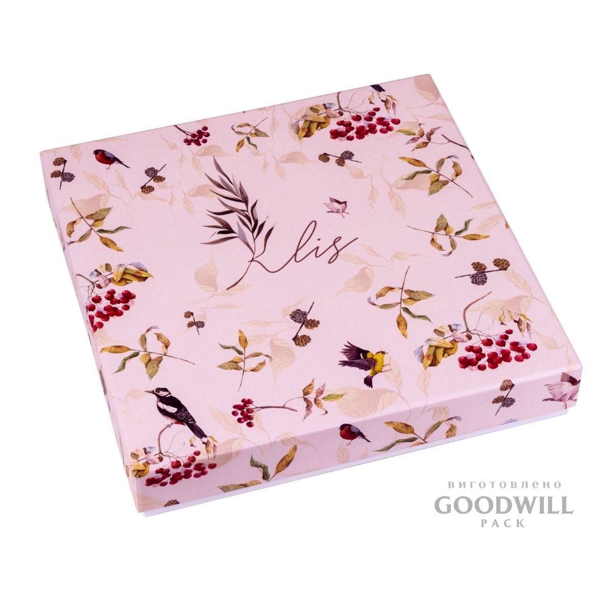 Коробка брендована для жіночих аксесуарів 22*22*4 - Зображення 6