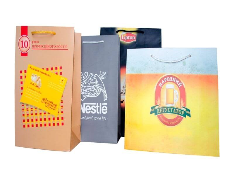 Брендовані пакети на замовлення фото