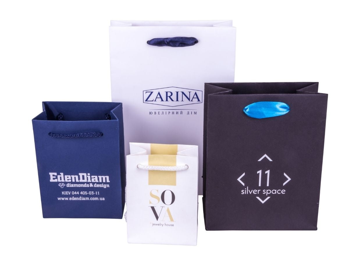 Виготовлені на замовлення паперові пакети фото