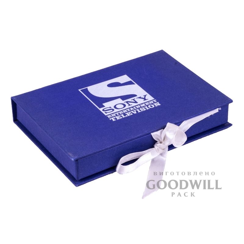 Коробка брендована для корпоративних карток з логотипом фото