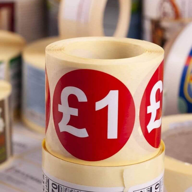 стікери виготовлені на замовлення із печаткою зображення