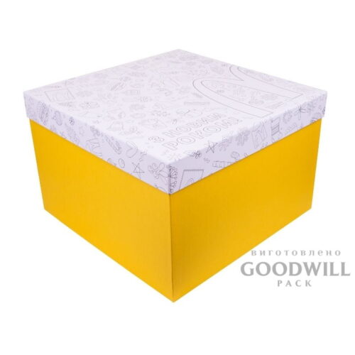 Коробка большая из переплетного картона фотография