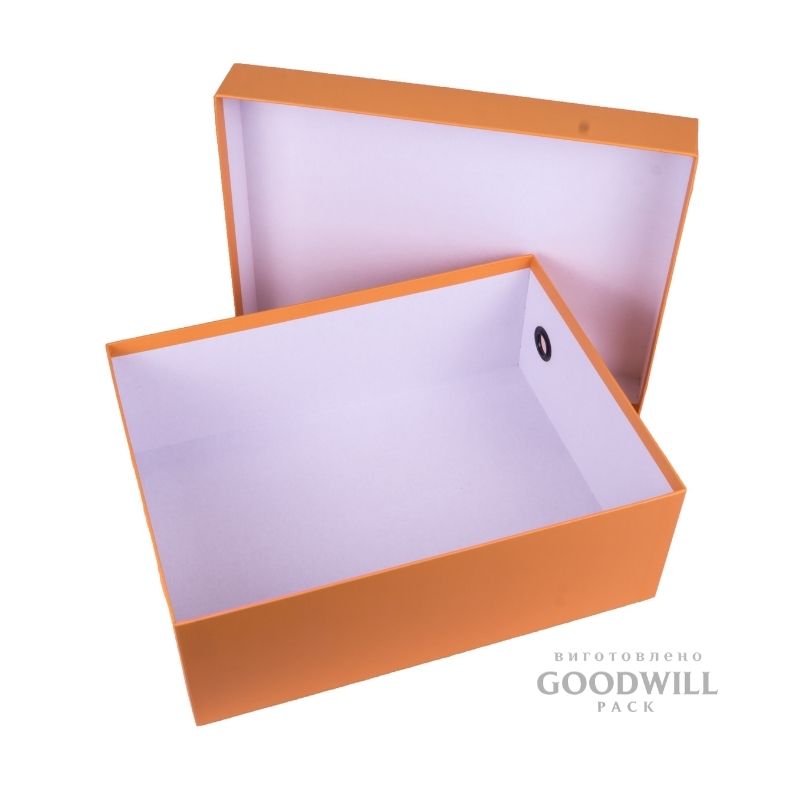 Всередині білий офсетний папір в коробці фото